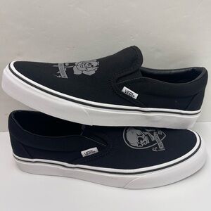 Vans Skull Men’s Classic Slip-On
Love You To Death Black/True White Sneakers
